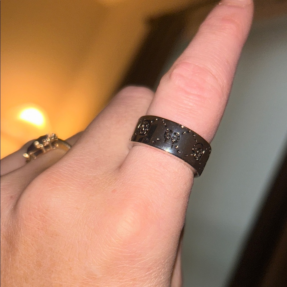 Gucci Ghost Skull Ring .925 - Picture 2 of 5